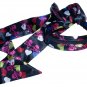 Skull and Hearts Black Multi Scarf Headband