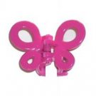 Fuchsia Pink Butterfly Hair Claw Barrette