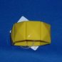 Bright Yellow Stretch Big Rectangle Bead Bracelet