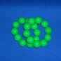 Set of 2 Green Stretch Bead Bracelet