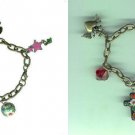 Zumiez Cloisonne Skull Crossbones Sacred Heart Rose Stars Charm Bracelets