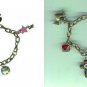 Zumiez Cloisonne Skull Crossbones Sacred Heart Rose Stars Charm Bracelets