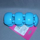 Xhilaration Powder Light Blue Stretch Big Rectangle & Small Round Bead Bracelet