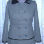 Gray Edwardian Steampunk Style Double Breasted Coat