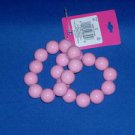 Xhilaration Set of 2 Powder Pink Stretch Bead Bracelets