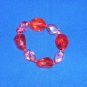 Xhilaration Light and Dark Pink Stretch Faux Quartz Bead Bracelet