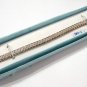 Beautiful Sterling Silver Tennis Bracelet W/ 48 Real Diamonds
