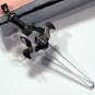 Unique Sterling Silver Sword Pendant W/ Crystal Blade