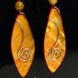 Handcrafted Shell and Glass Earrings