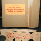 GENERAL DOUGLAS MACARTHUR 45 REPORT TO CONGRESS 1951 VG
