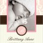 Baby Boy or Girl Damask Birth Announcement- Customized with Baby Name and Photo