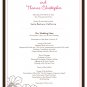 DIY Custom Wedding Reception Suite - Printable Table Cards, Menu, Program, Seating Chart