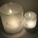 Personalized Candle Shade Set of 10 - Love birds design
