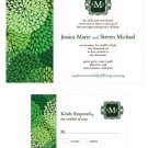 DIY Custom Wedding Invitation - Modern Flower Blossoms Design Customized Printable PDF