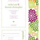 DIY Custom Wedding Invitation - Modern Dandelion Flower Design Customized Printable PDF