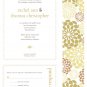 DIY Custom Wedding Invitation - Modern Dandelion Flower Design Customized Printable PDF
