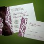 DIY Custom Wedding Invitation - Modern Damask Design Customized Printable PDF