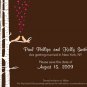 Love Birds Save The Date - Customized Printable Save The Date Card