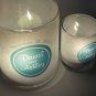 Personalized Candle Shade Set of 10 - Blue paisley design
