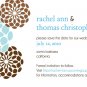 Modern Dandelion Flower Save The Date - Customized Printable Save The Date Card