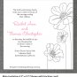 Modern Flower Invitation Suite