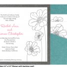 Modern Flower Invitation Suite