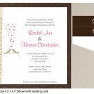 DIY Custom Wedding Invitation Suite - Love Bird Design Printable PDF, RSVP card, and 2 inserts