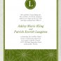DIY Custom Wedding Invitation Suite - Modern  Stitched Flower Customized Printable PDF