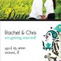Multi-Color Damask Save The Date - Customized Printable Save The Date Card