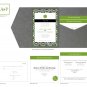 DIY Custom Wedding Invitation Suite - Modern Damask Design Customized Printable PDF