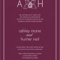 DIY Orchid Flower Invitation Suite, RSVP Card, plus Belly Band