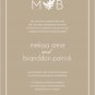 DIY Fern Foliage Invitation Suite, RSVP Card, plus Belly Band