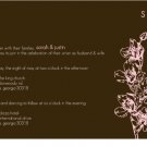 DIY Orchid Branch Invitation Suite, RSVP Card, plus Belly Band