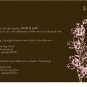 DIY Orchid Branch Invitation Suite, RSVP Card, plus Belly Band