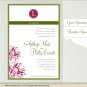 DIY Custom Wedding Invitation Suite - Garden Flower Design Customized Printable PDF