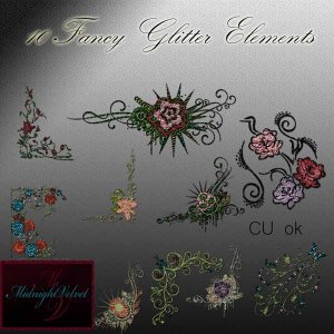 Fancy Glitter Elements