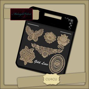 Gold lace set