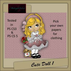 Cutie Doll 1 PS Action