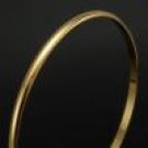 18 Ct Gold Plain Bangle - FINE (B254) (C104)