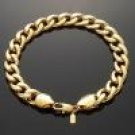 18 Carat Gold Chunky Curb Bracelet 10mm - CHUNKY (B893) (B823)