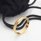 18 Ct YG Plain Band Ring (R604-Y)