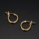 18 Ct YG Babies Hoop Earrings (E300-Y)