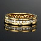 18 Ct YG Simulated Diamond Ring (R500-Y)