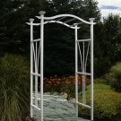 The London White Vinyl Garden Arbor - Free Shipping - VA68102