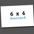 500 6x4 FULL COLOR POST CARDS, 16PT GLOSSY FREE SHIPPING