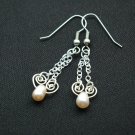 Handmade Free Form Wire Earring (Winter)
