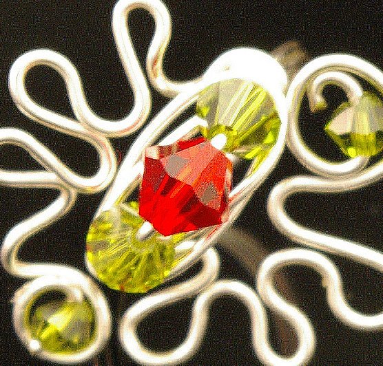 Handmade Wire free form Ring (Tasy Spin)