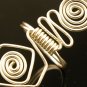Handmade Wire free form Ring (Sliver coded)