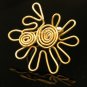 Handmade Wire free form Ring (Flower Power)