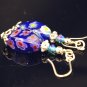 Handmade Lamp work with Bali Beads (True Blue)